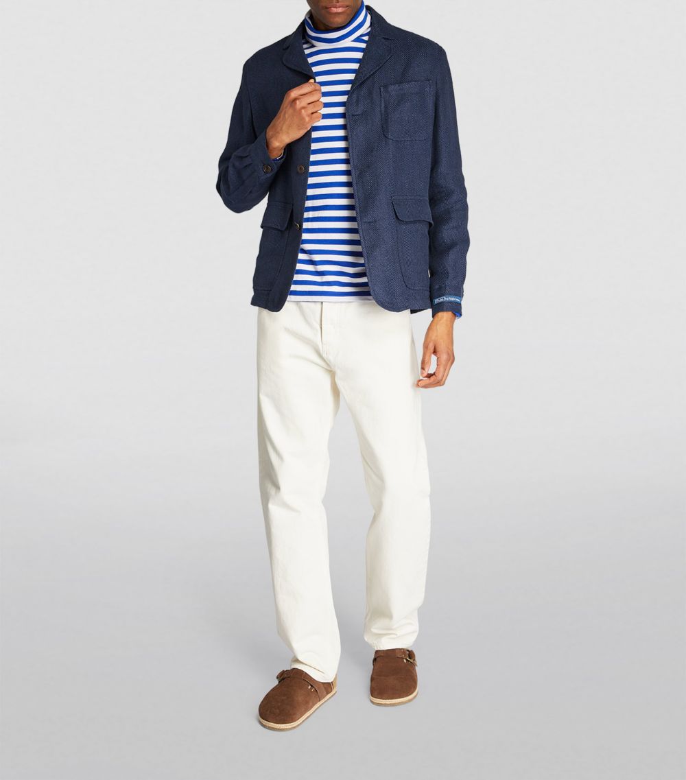 Polo Ralph Lauren Polo Ralph Lauren Linen-Silk Herringbone Blazer