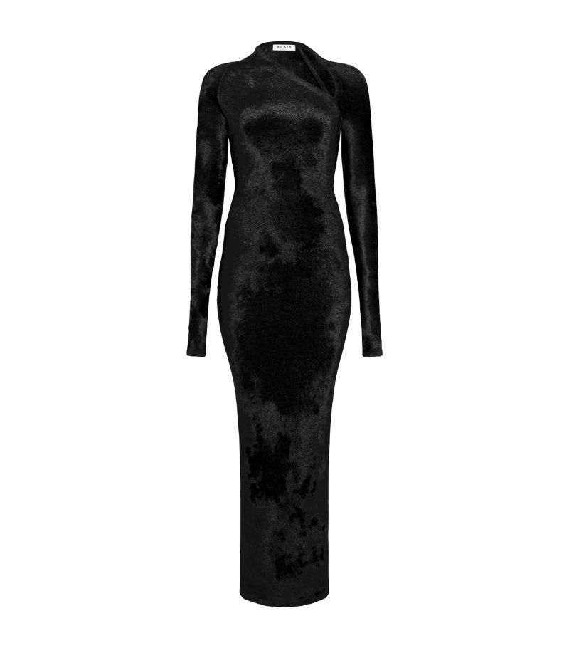 Alaïa Alaïa Velvet Maxi Dress