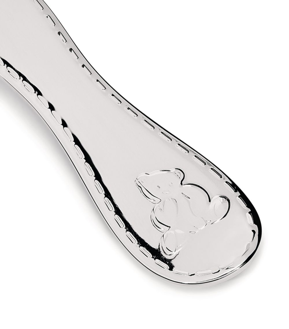 Christofle Christofle Silver-Plated Charlie Bear Fork And Spoon Set