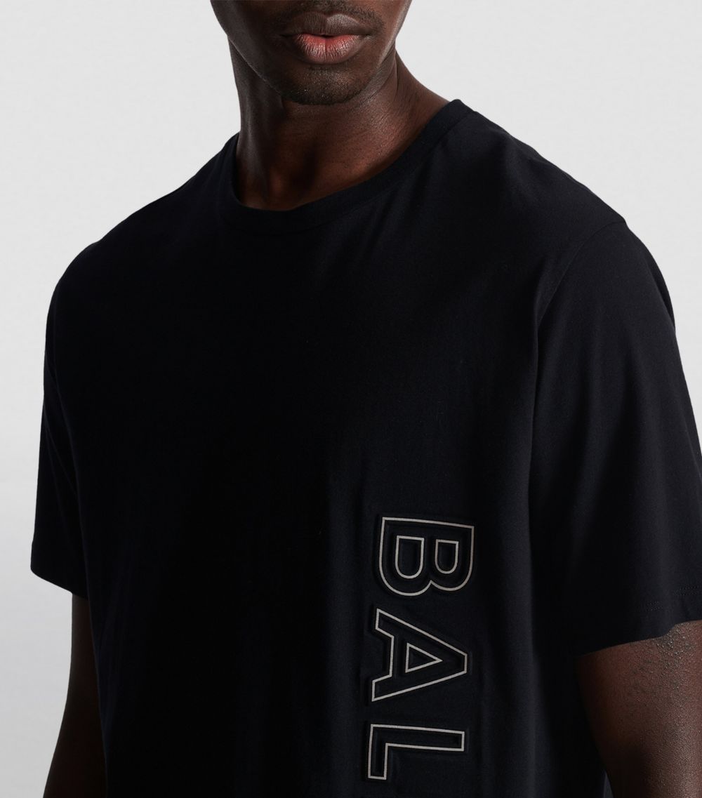 Balmain Balmain Vertical Logo T-Shirt