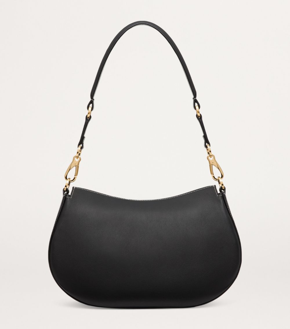 VALENTINO GARAVANI Valentino Garavani Leather Ohval Shoulder Bag