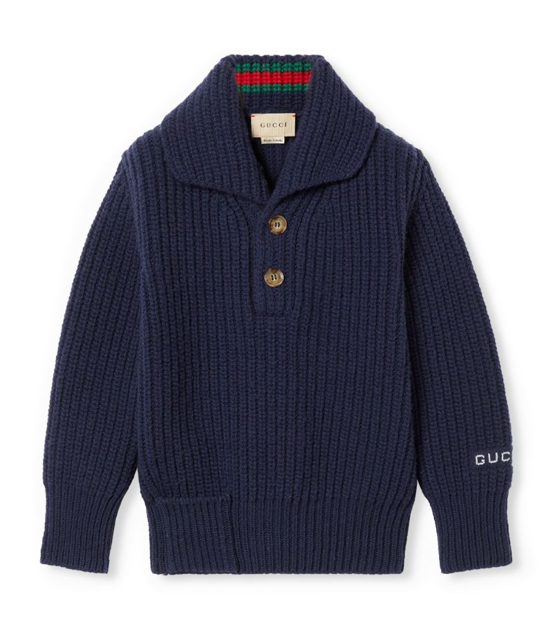 Gucci Gucci Kids Wool Buttoned Sweater (4-12 Years)