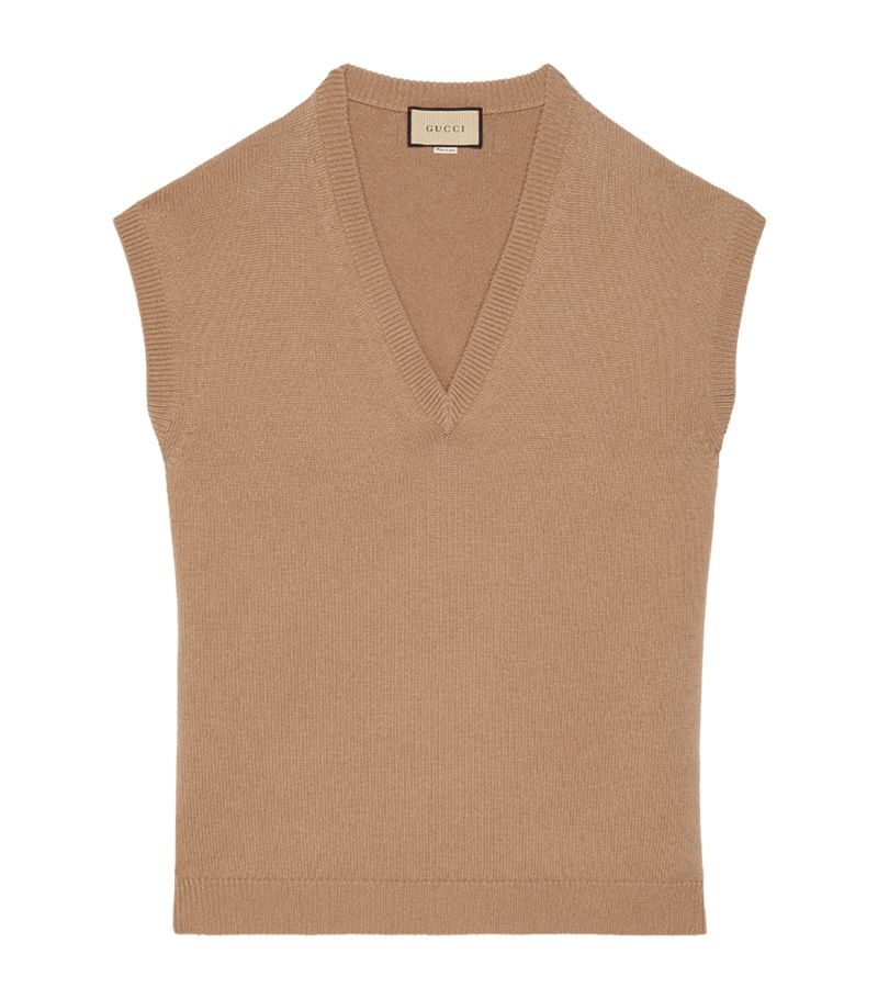 Gucci Gucci Fine Cashmere V-Neck Sweater