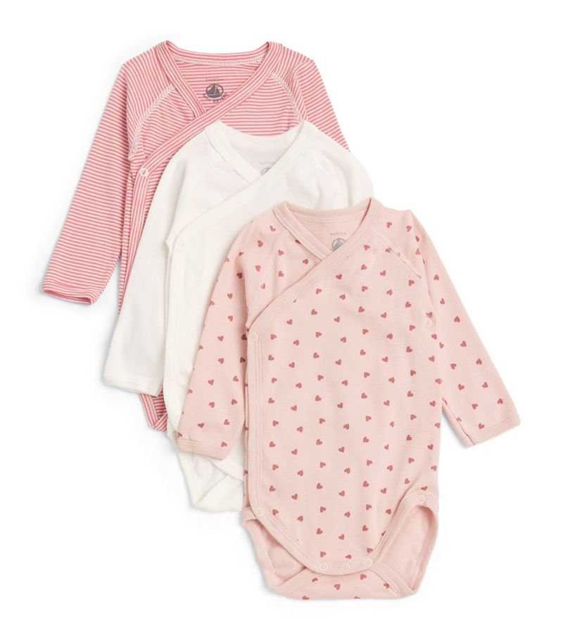  Petit Bateau Set Of 3 Bodysuits (0-12 Months)