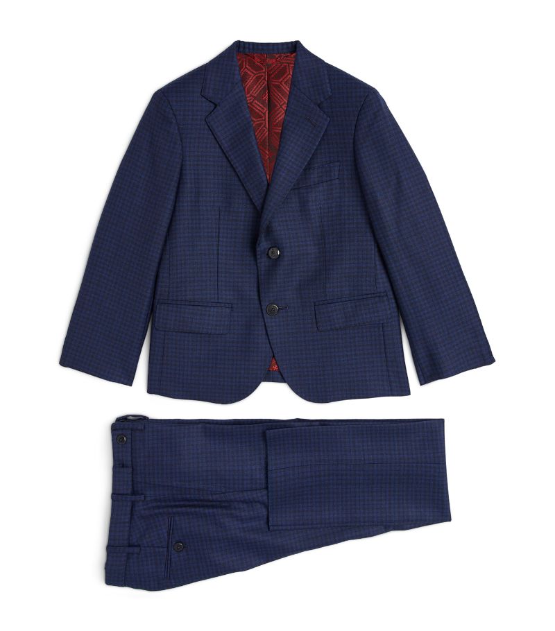 Stefano Ricci Stefano Ricci Kids Cashmere-Wool 2-Piece Suit (4-16 Years)