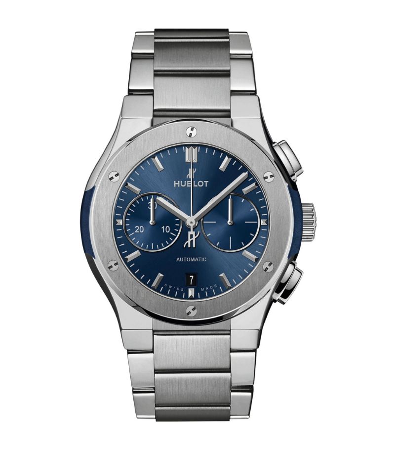Hublot Hublot Titanium Classic Fusion Chronograph Bracelet Watch 42mm