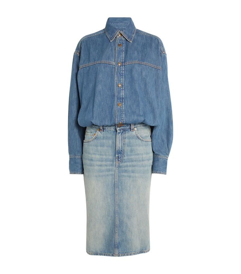 HAIKURE Haikure Denim Joelle Midi Dress