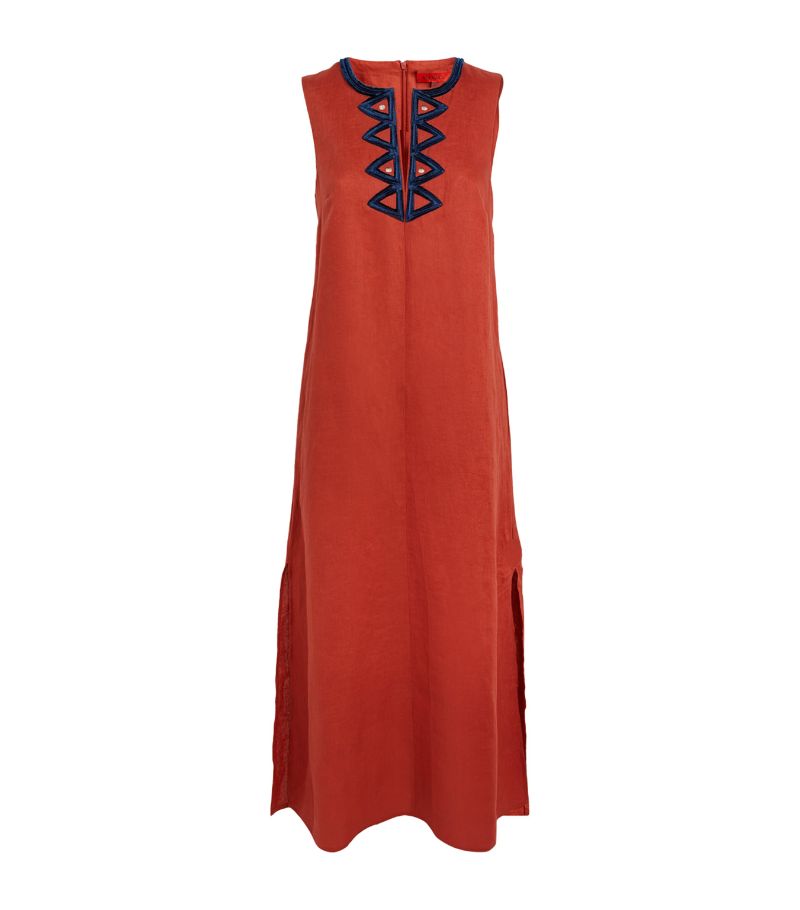 Max & Co. Max & Co. X Chufy Embroidered Dakar Maxi Dress