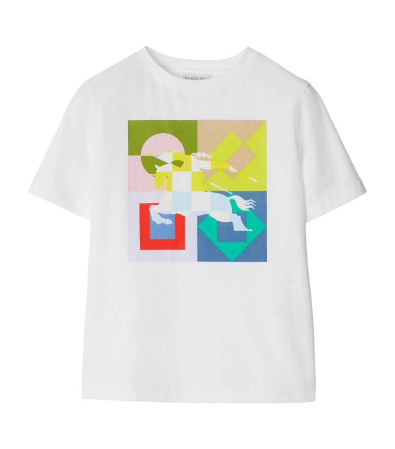 Burberry Burberry Kids Geometric Ekd T-Shirt (3-14 Years)