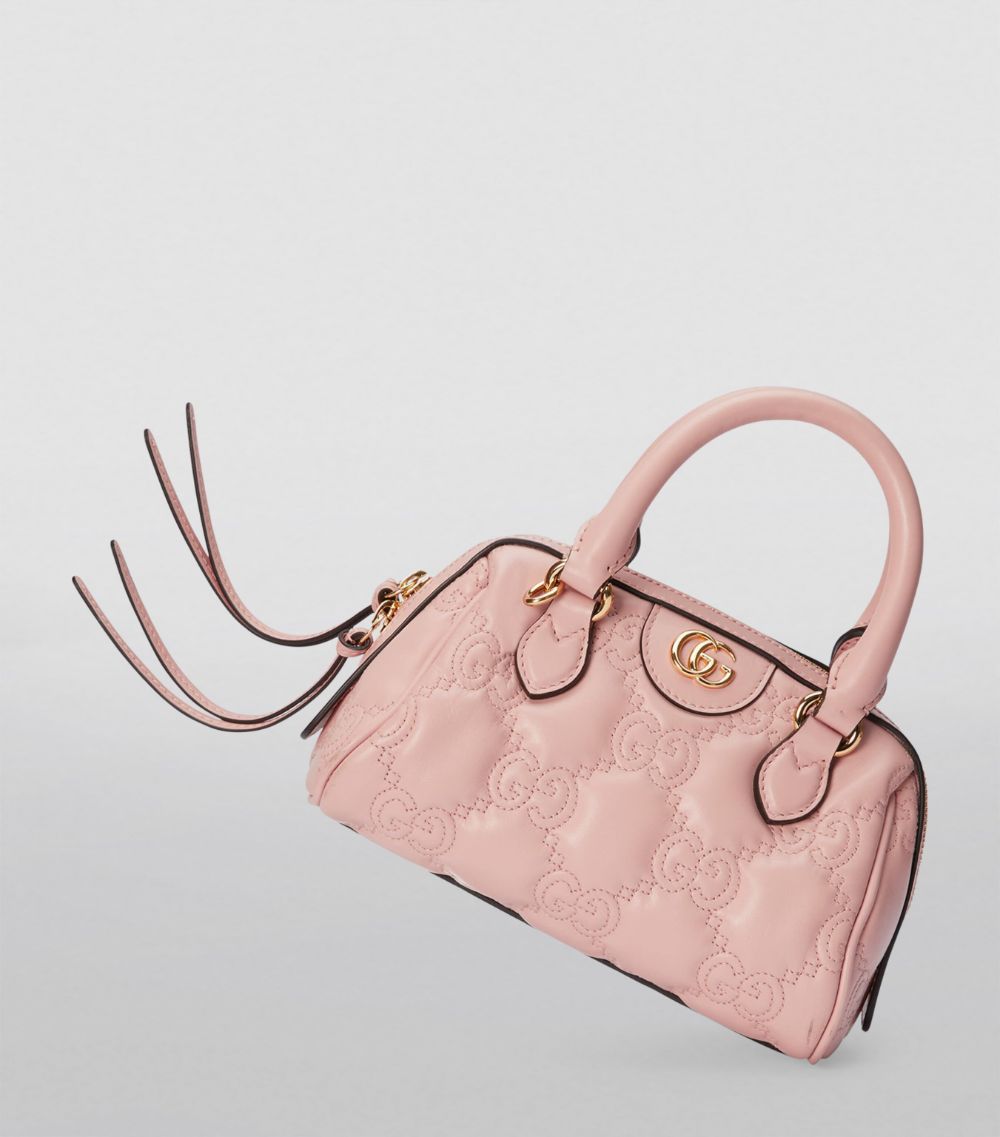 Gucci Gucci Small Matelassé Leather GG Top-Handle Bag