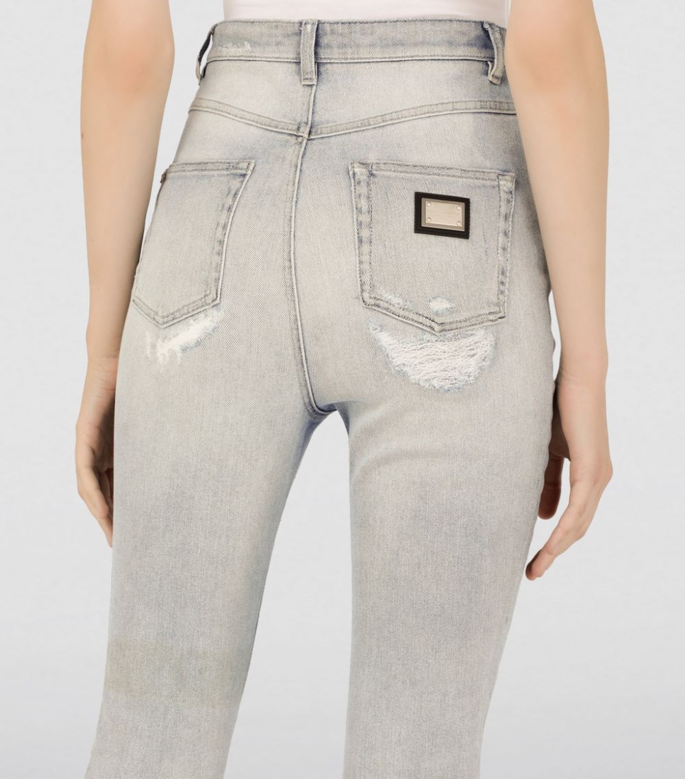 Dolce & Gabbana Dolce & Gabbana Distressed Skinny Jeans