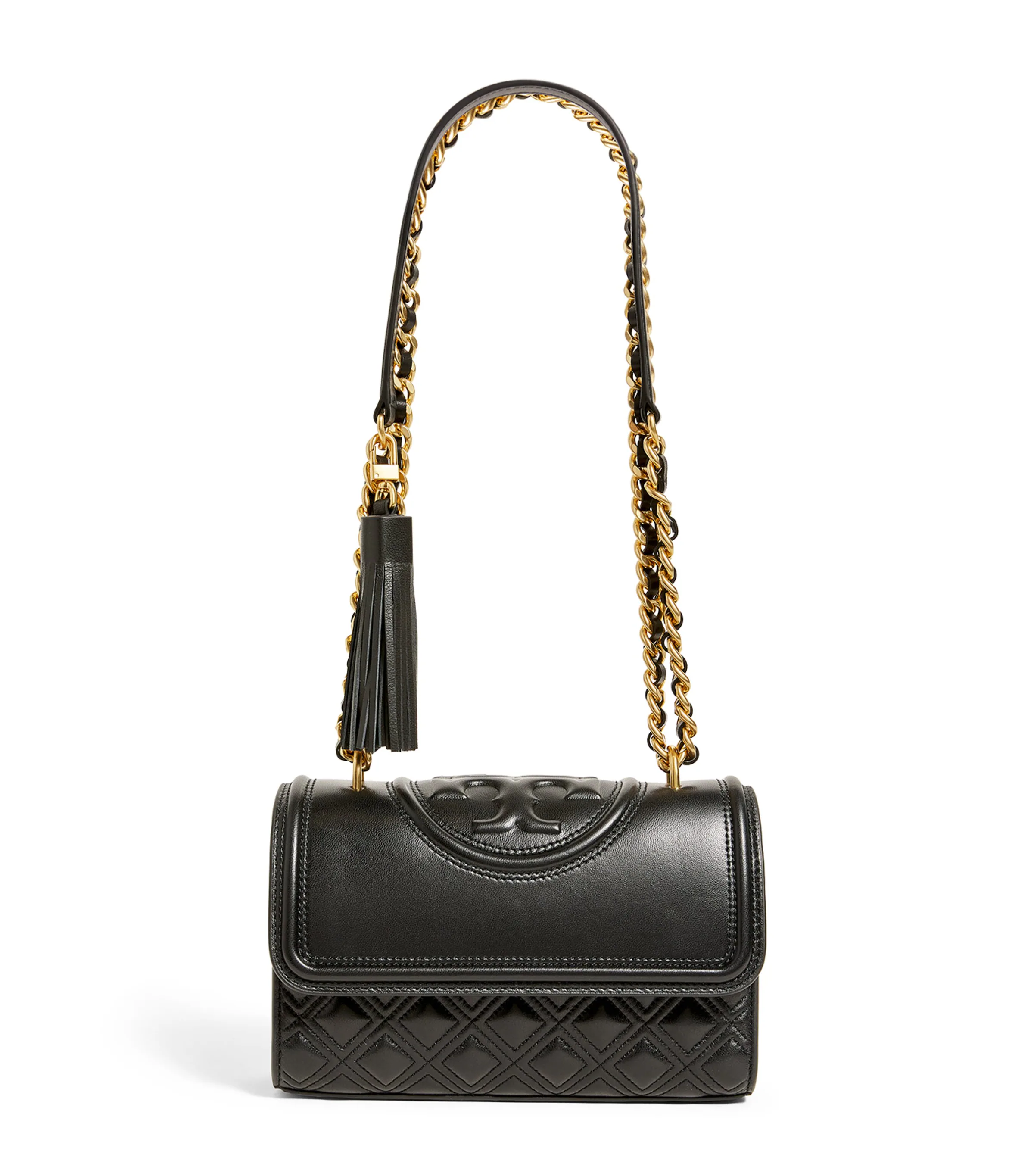 Tory Burch Tory Burch Small Leather Fleming Shoulder Bag