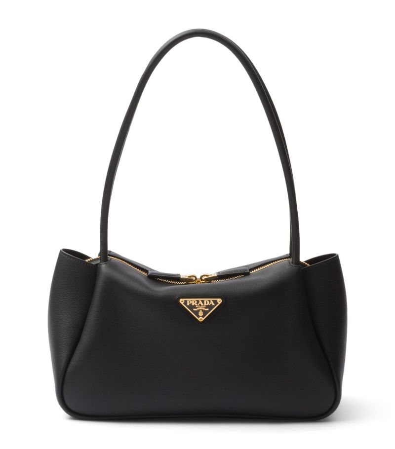 Prada Prada Medium Leather Shoulder Bag