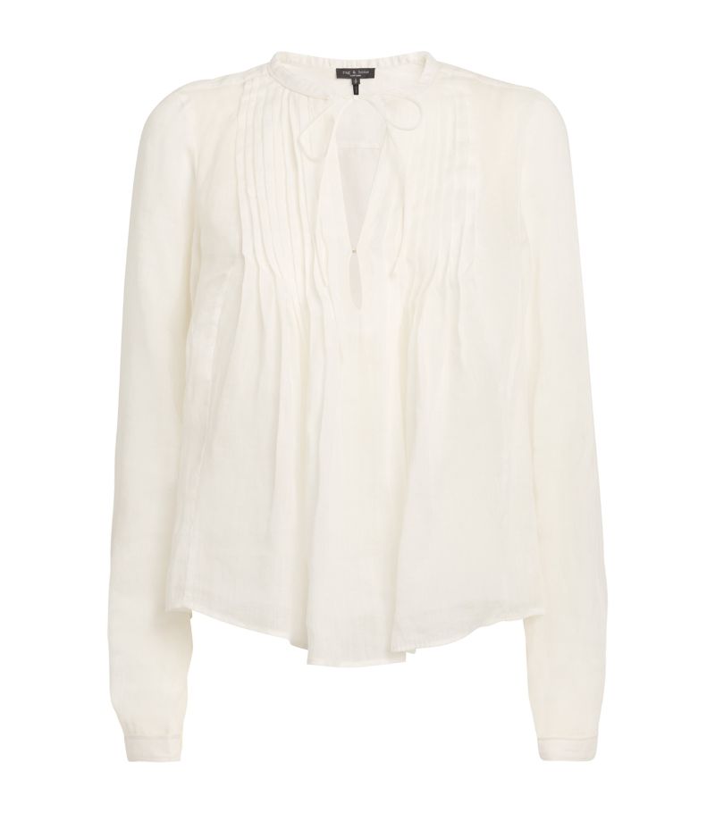 Rag & Bone Rag & Bone Ramie Amaris Blouse