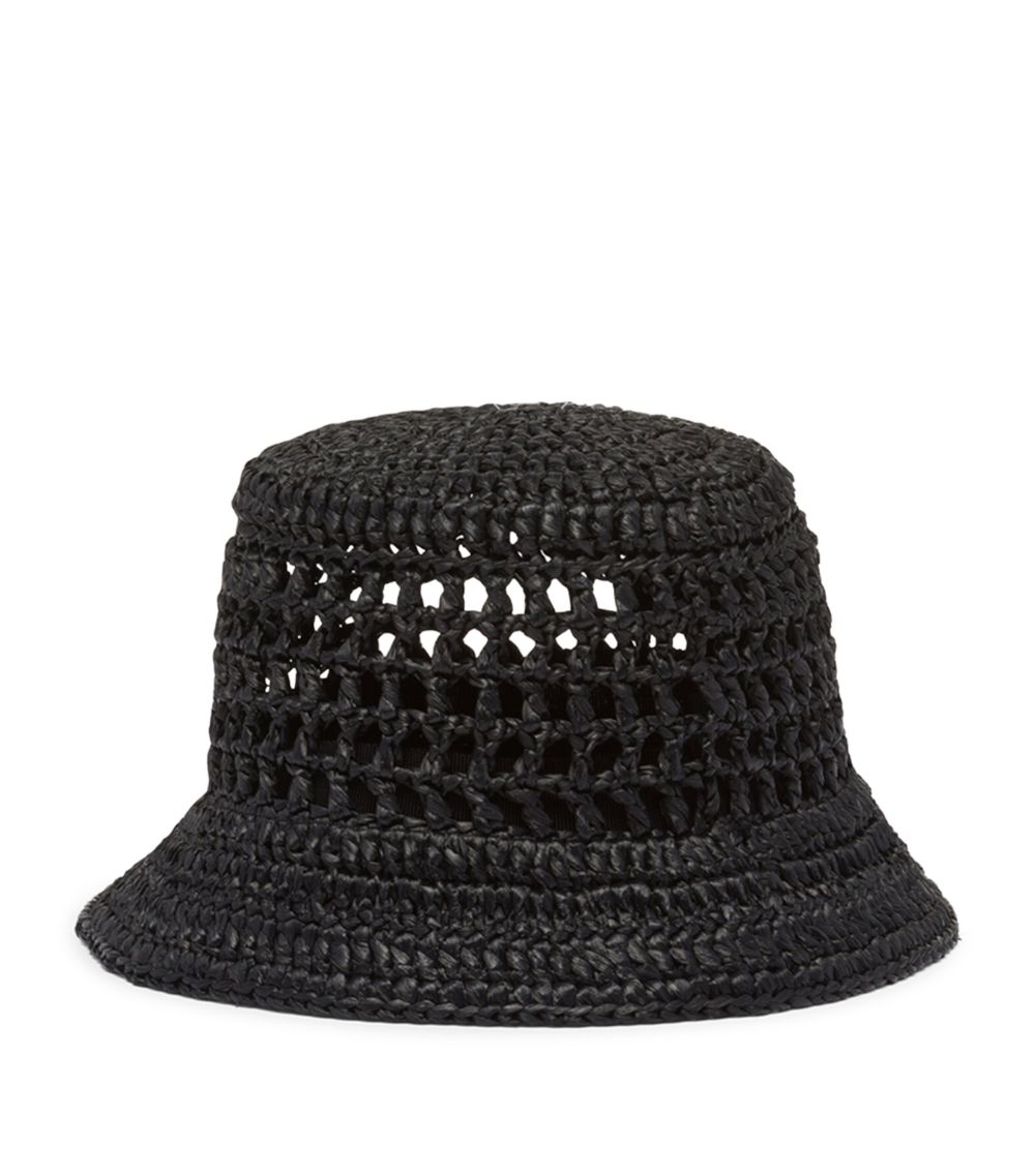 Prada Prada Crochet Bucket Hat