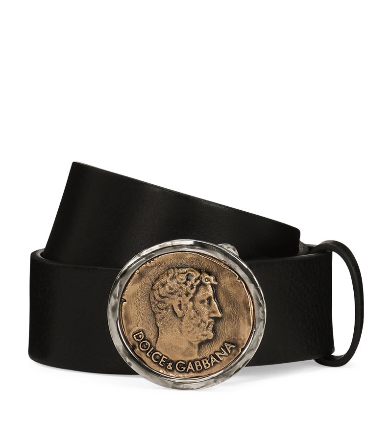 Dolce & Gabbana Dolce & Gabbana Calfskin Coin Belt