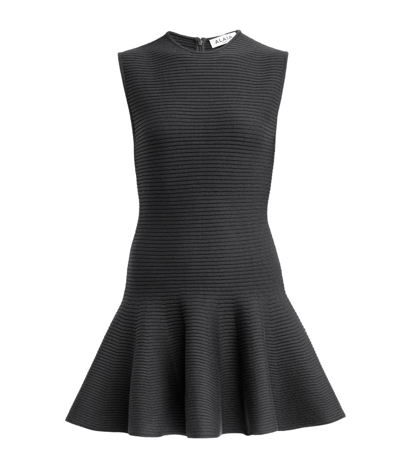 Alaïa Alaïa Rib-Knit Mini Dress