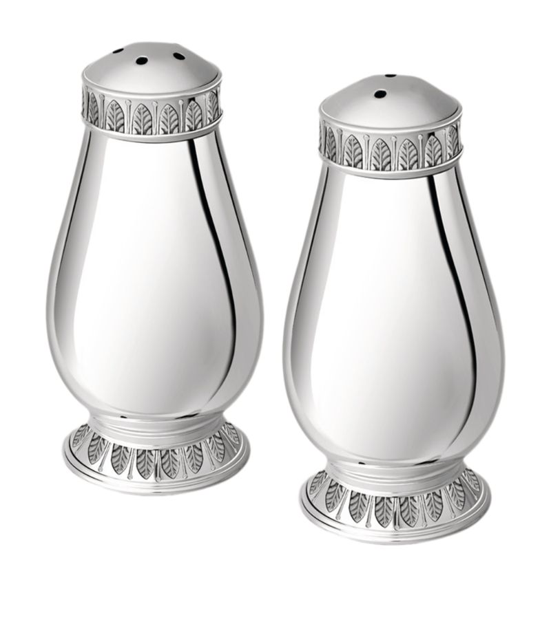 Christofle Christofle Silver-Plated Malmaison Salt and Pepper Shakers