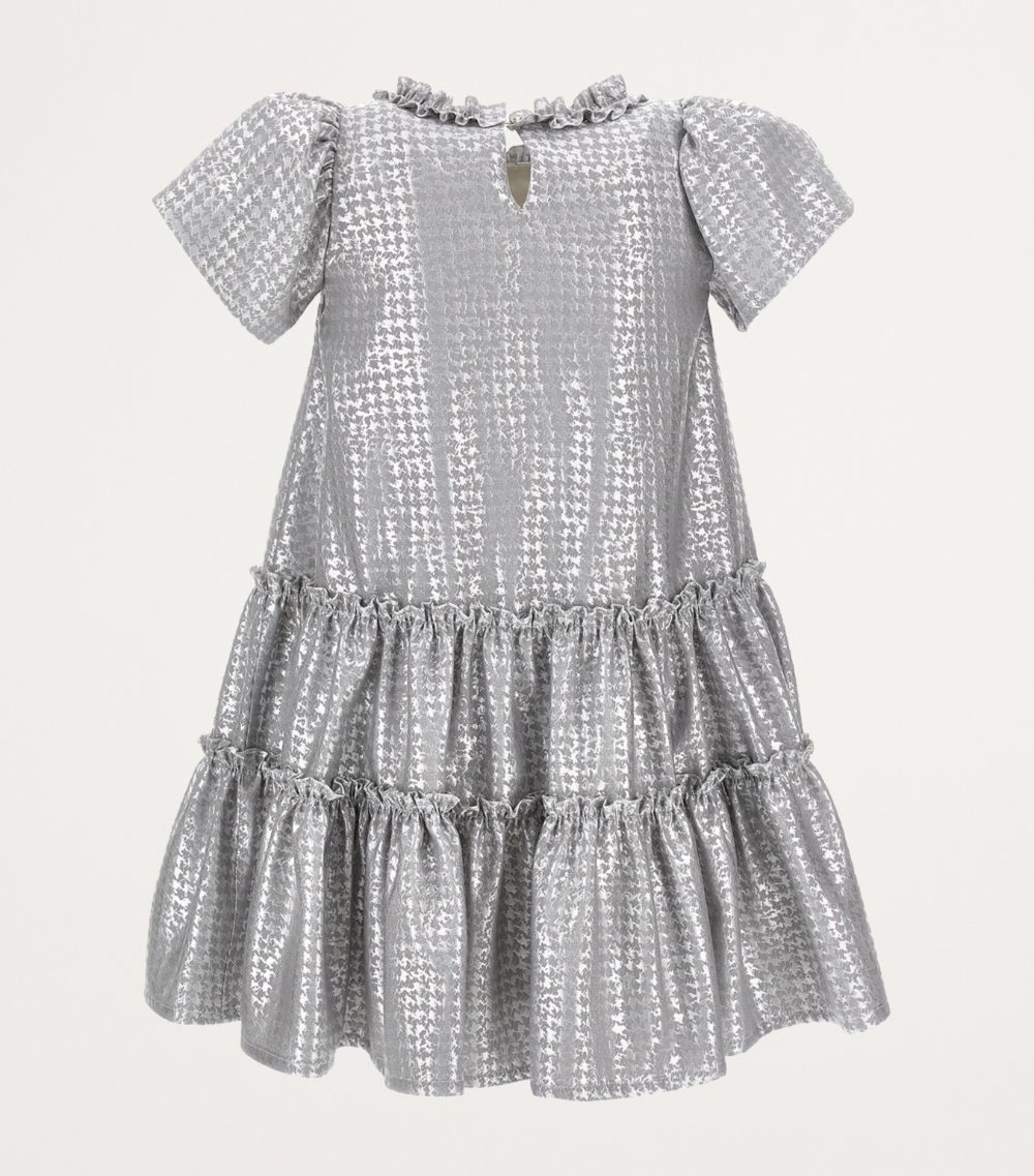 Monnalisa Monnalisa Houndstooth Jacquard Dress (2-16 Years)