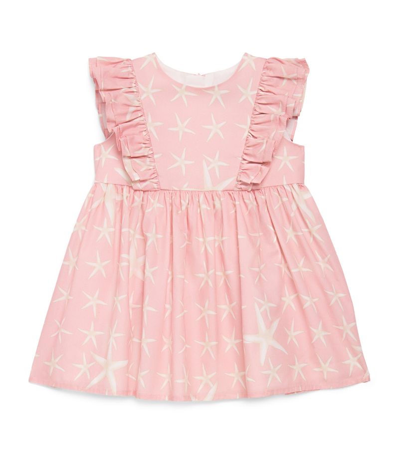 Young Versace Versace Kids Cotton Starfish Print Dress (12 Months-12 Years)