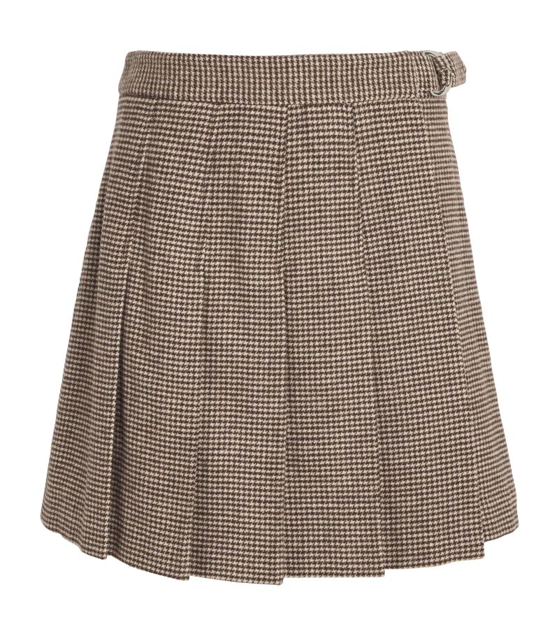 Max & Co. Max & Co. Check Pleated Mini Skirt