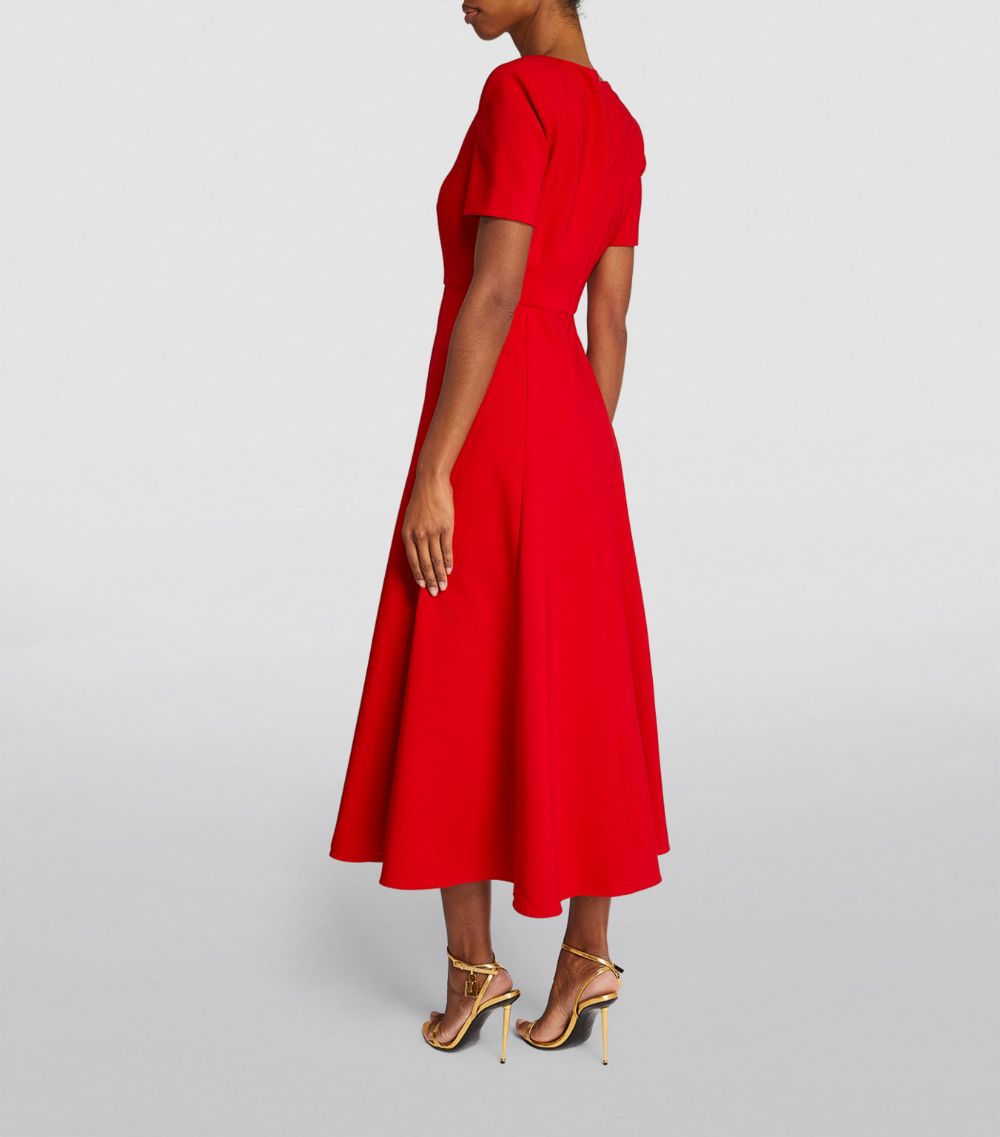 Roland Mouret Roland Mouret Short-Sleeve Midi Dress