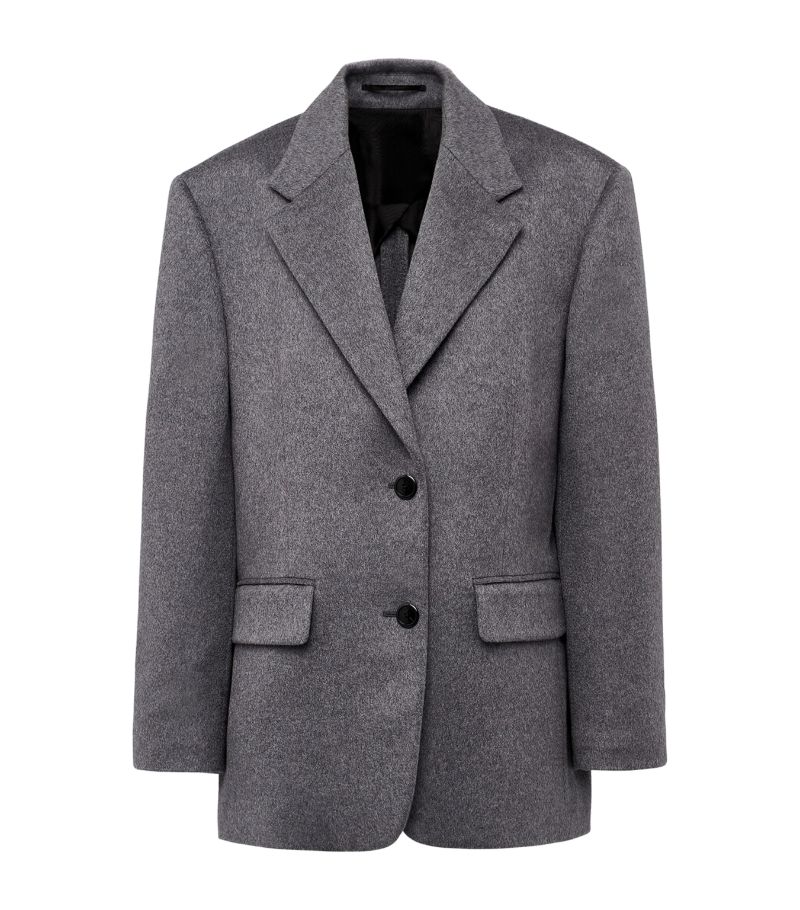 Prada Prada Cashmere Single-Breasted Blazer