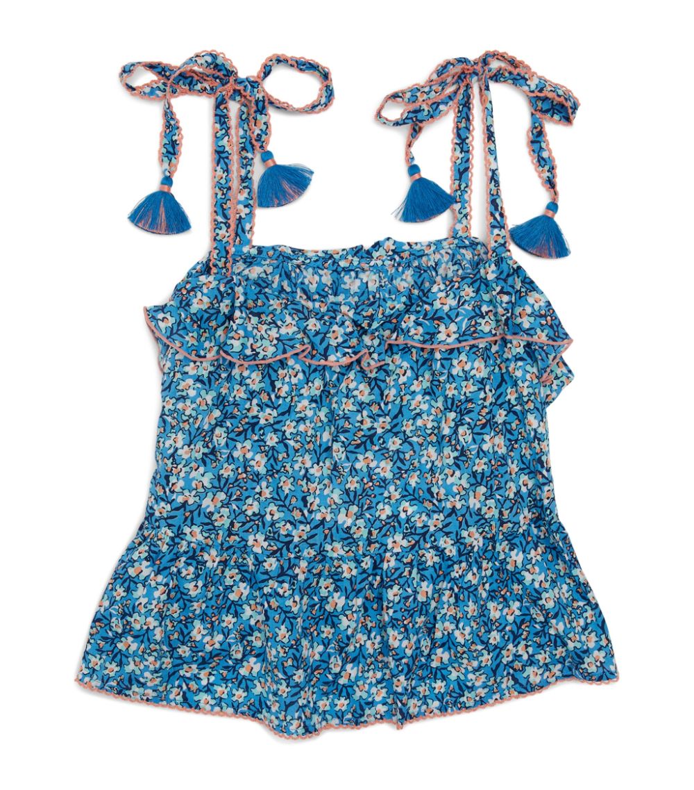 Poupette St Barth Kids Poupette St Barth Kids Floral Astra Top (4-12 Years)