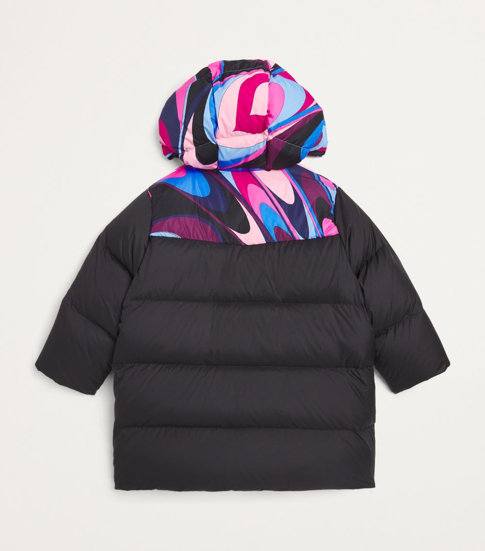 Pucci Junior Pucci Junior Longline Puffer Jacket (12-14 Years)