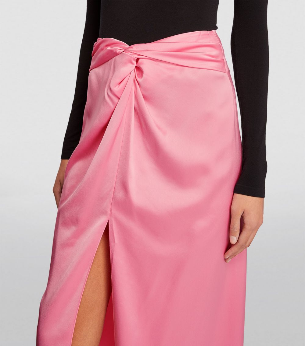 Nanushka Nanushka Satin Heida Midi Skirt