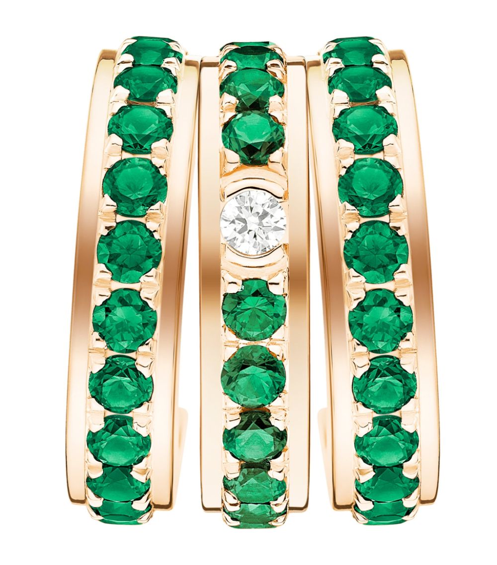 Piaget Piaget Rose Gold, Diamond And Emerald Possession Single Earring