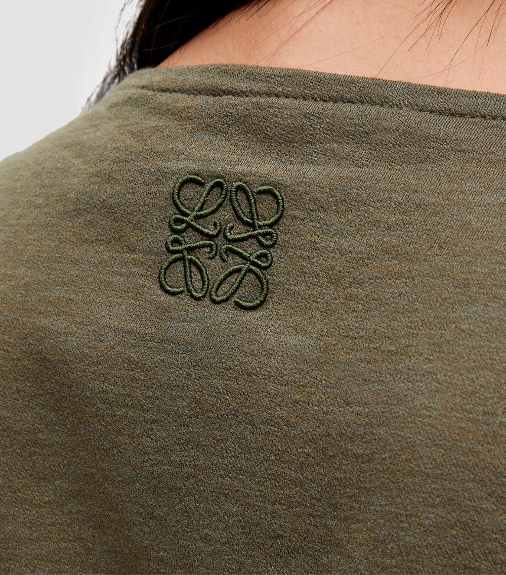 Loewe Loewe X Paula'S Ibiza Cotton-Blend Knot-Detail T-Shirt