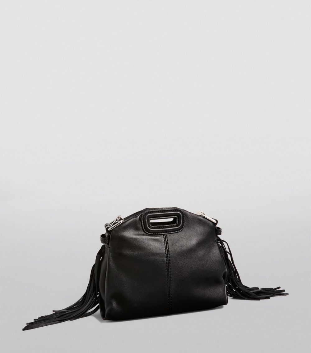  Maje Leather M Top-Handle Bag