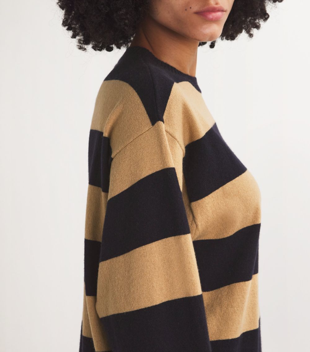 Max Mara Max Mara Wool-Cashmere Striped Sweater