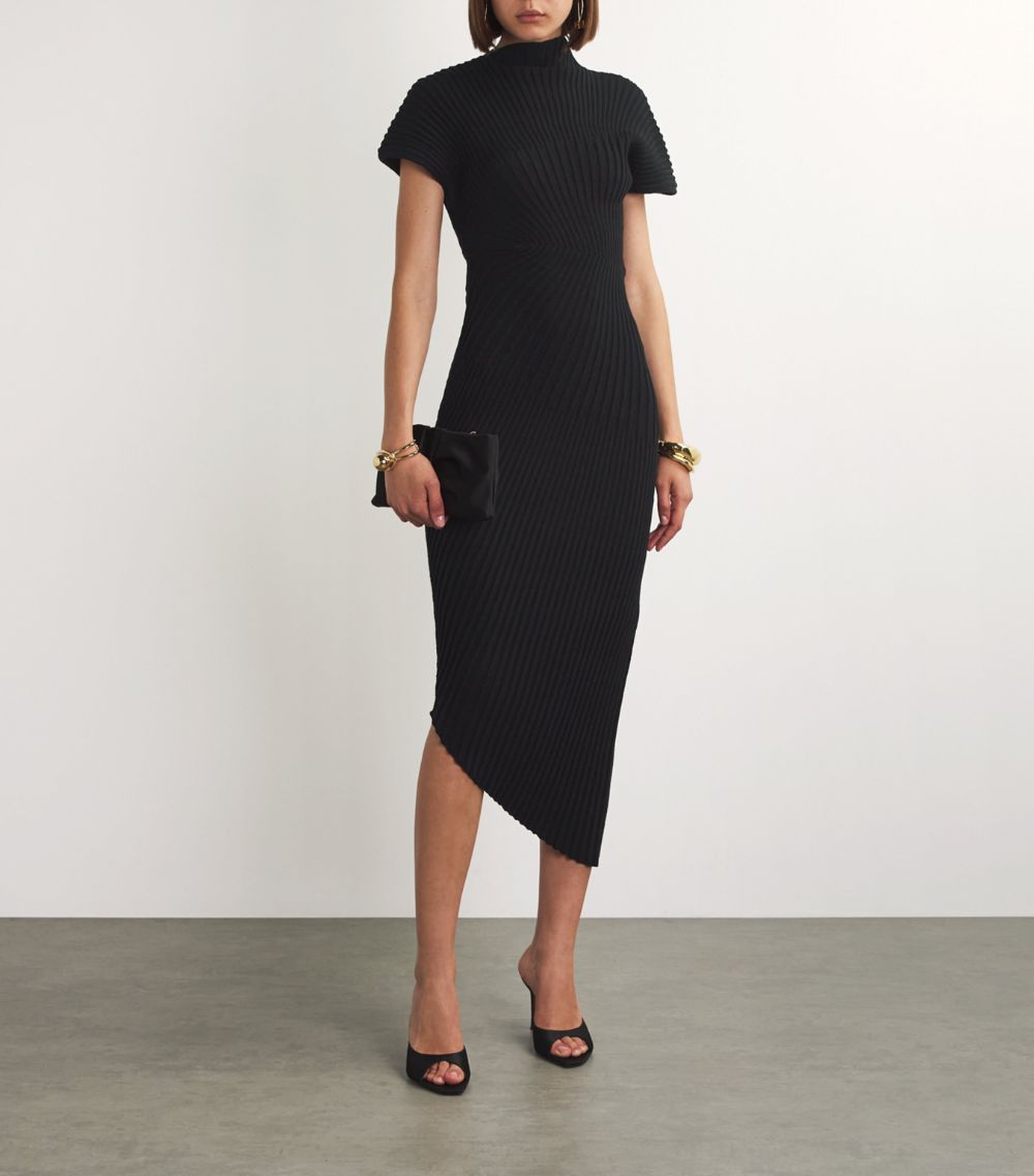 Cult Gaia Cult Gaia Knitted Asymmetric Chrysta Dress