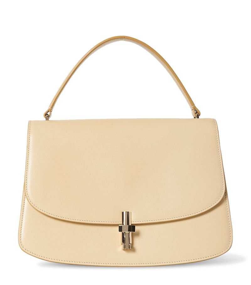 The Row The Row Leather Sofia Top-Handle Bag