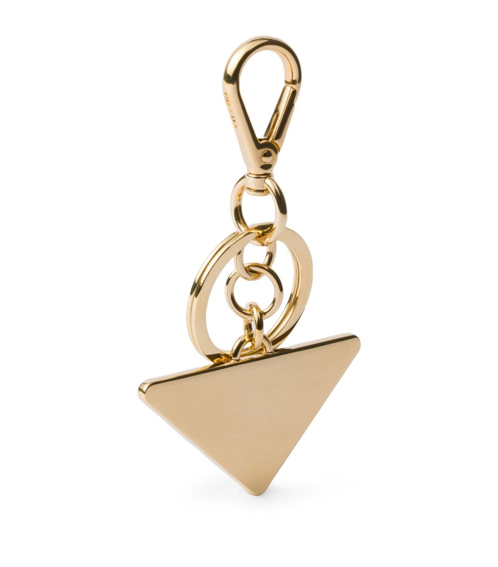 Prada Prada Enamel Triangle Keyring