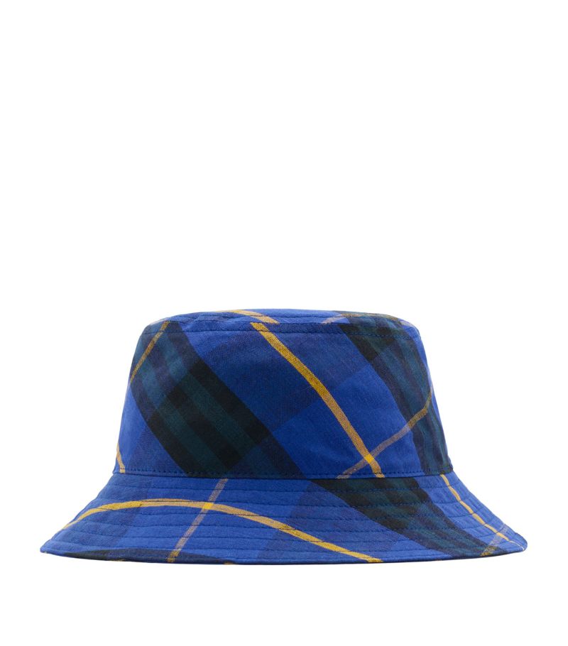 Burberry Burberry Linen Check Bucket Hat