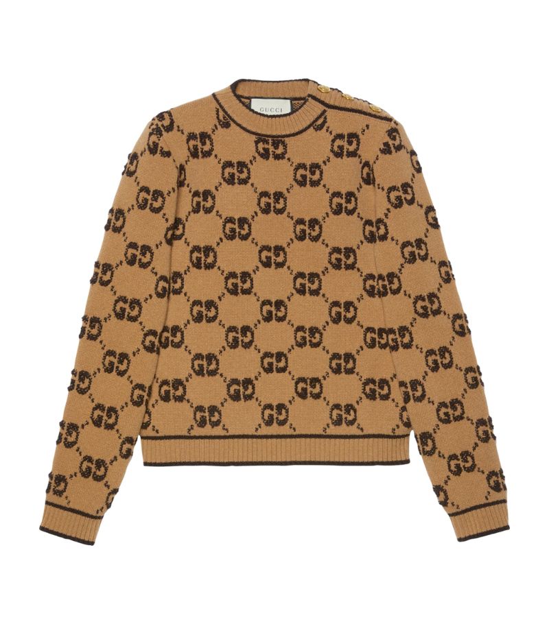 Gucci Gucci Wool Jacquard GG Sweater