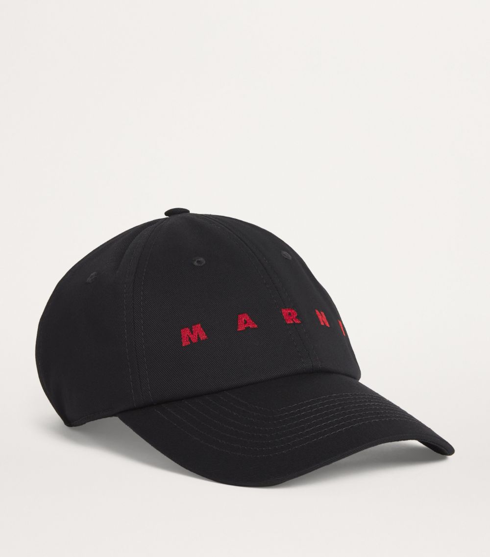 Marni Marni Embroidered Logo Baseball Cap