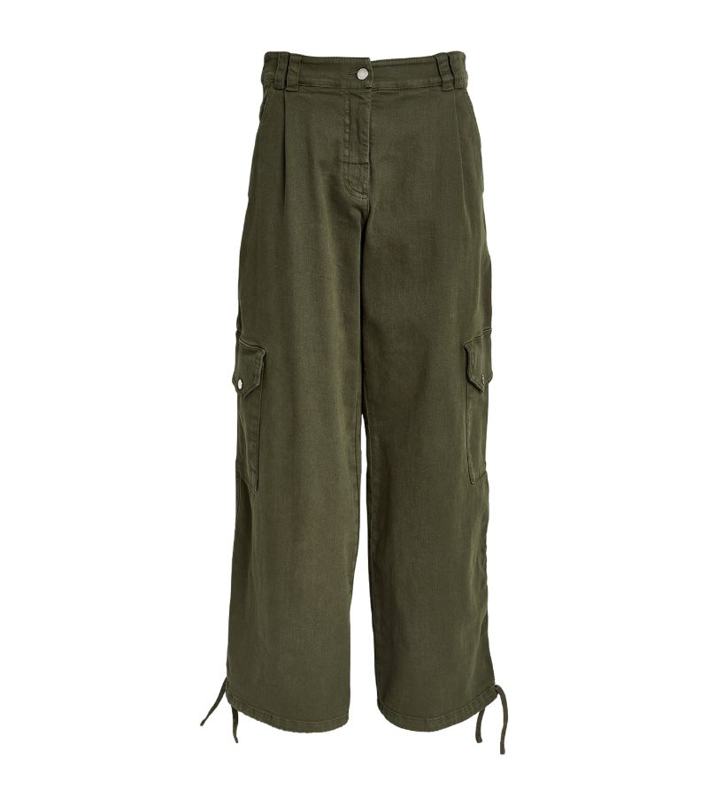 Max & Co. Max & Co. Stretch-Cotton Cargo Trousers