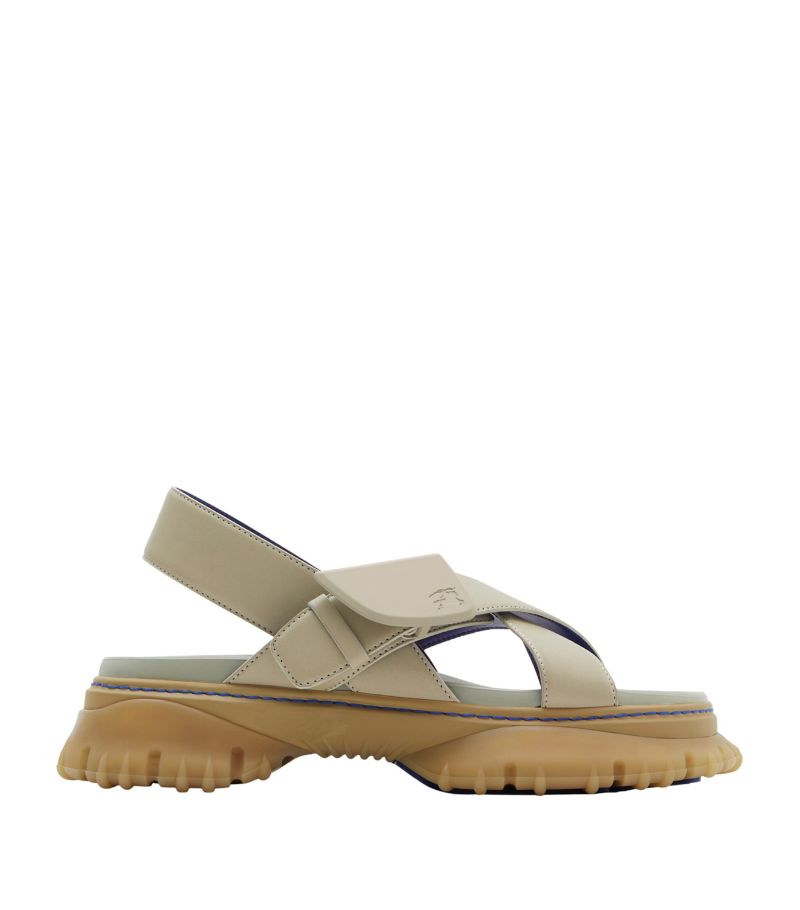 Burberry Burberry Leather Pebble Sandals