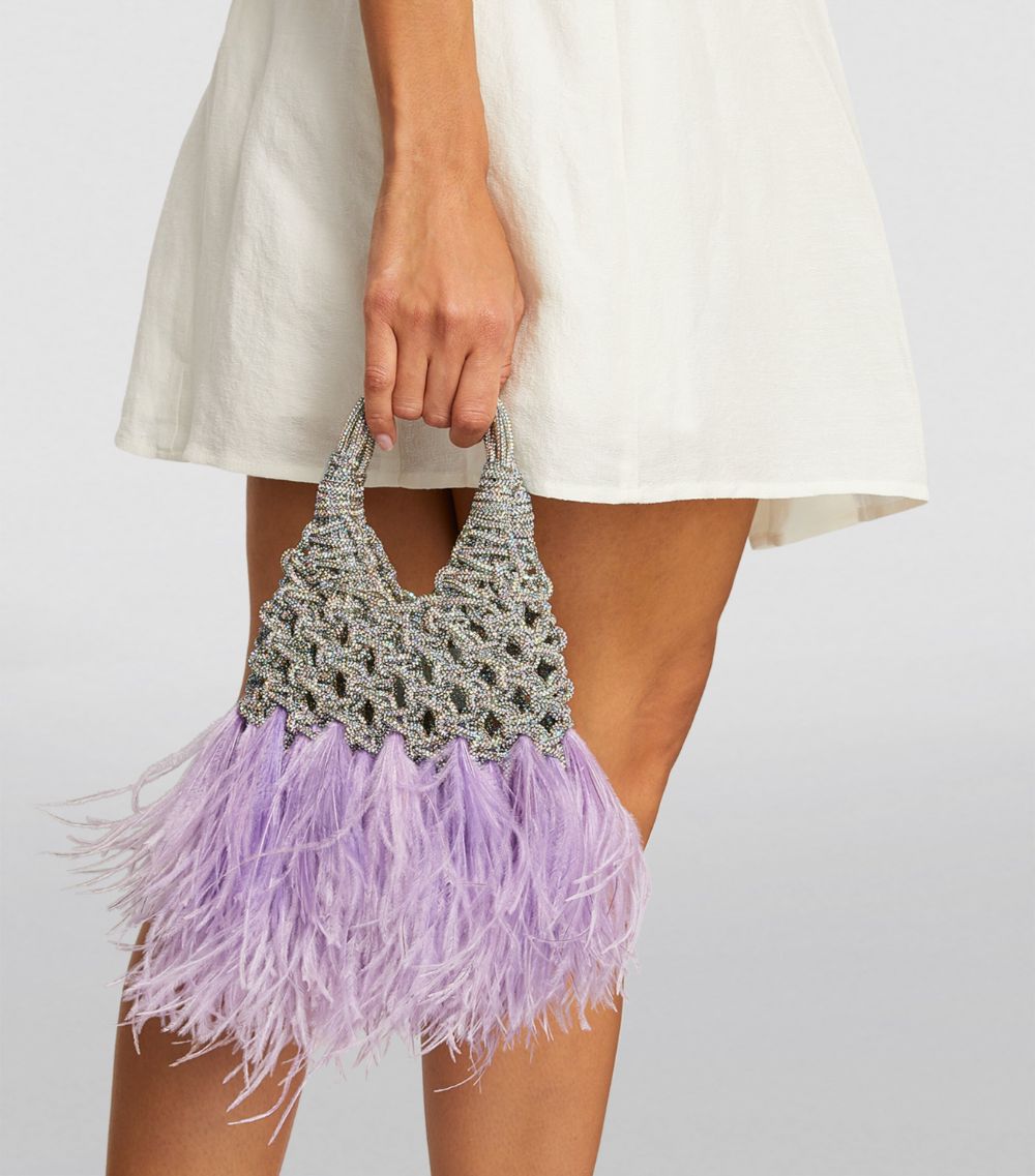  Hibourama Mini Vannifique Plumes Woven Bag