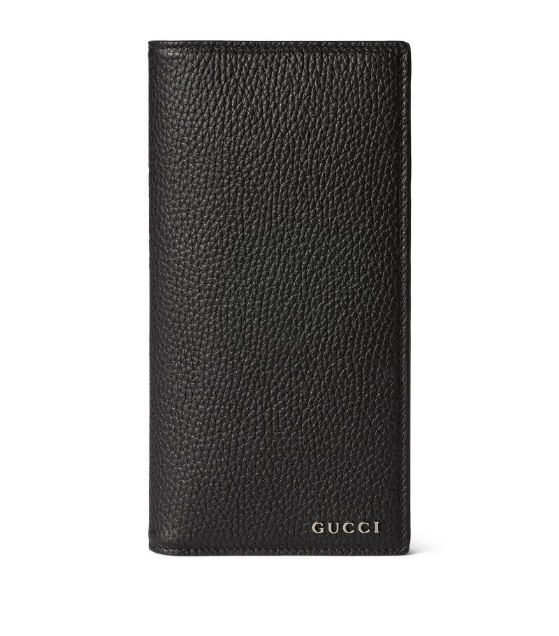 Gucci Gucci Leather Logo Long Wallet