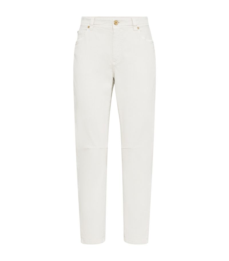 Brunello Cucinelli Brunello Cucinelli Monili-Trim Slim Jeans