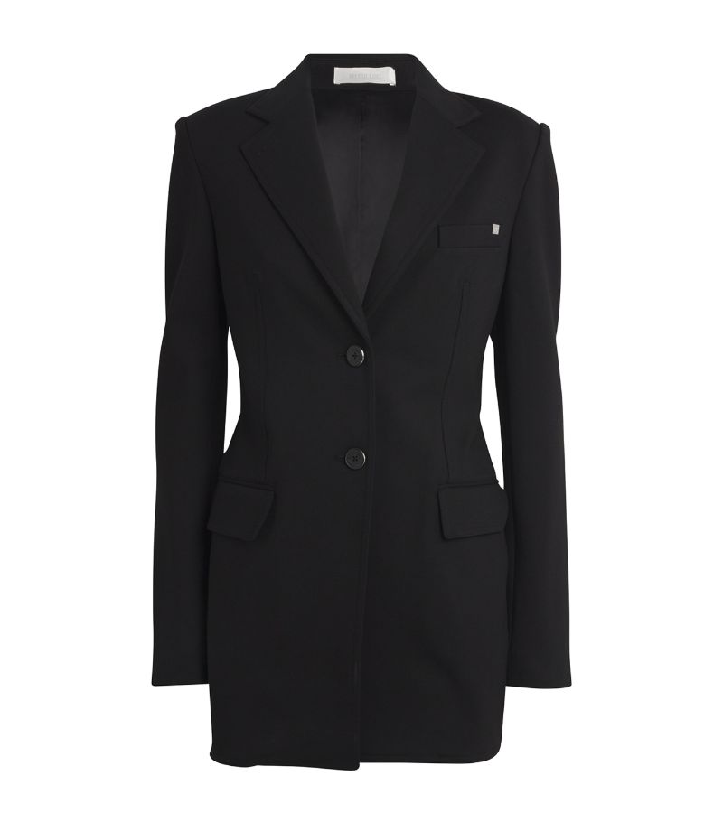 Helmut Lang Helmut Lang Jersey Slim Longline Blazer