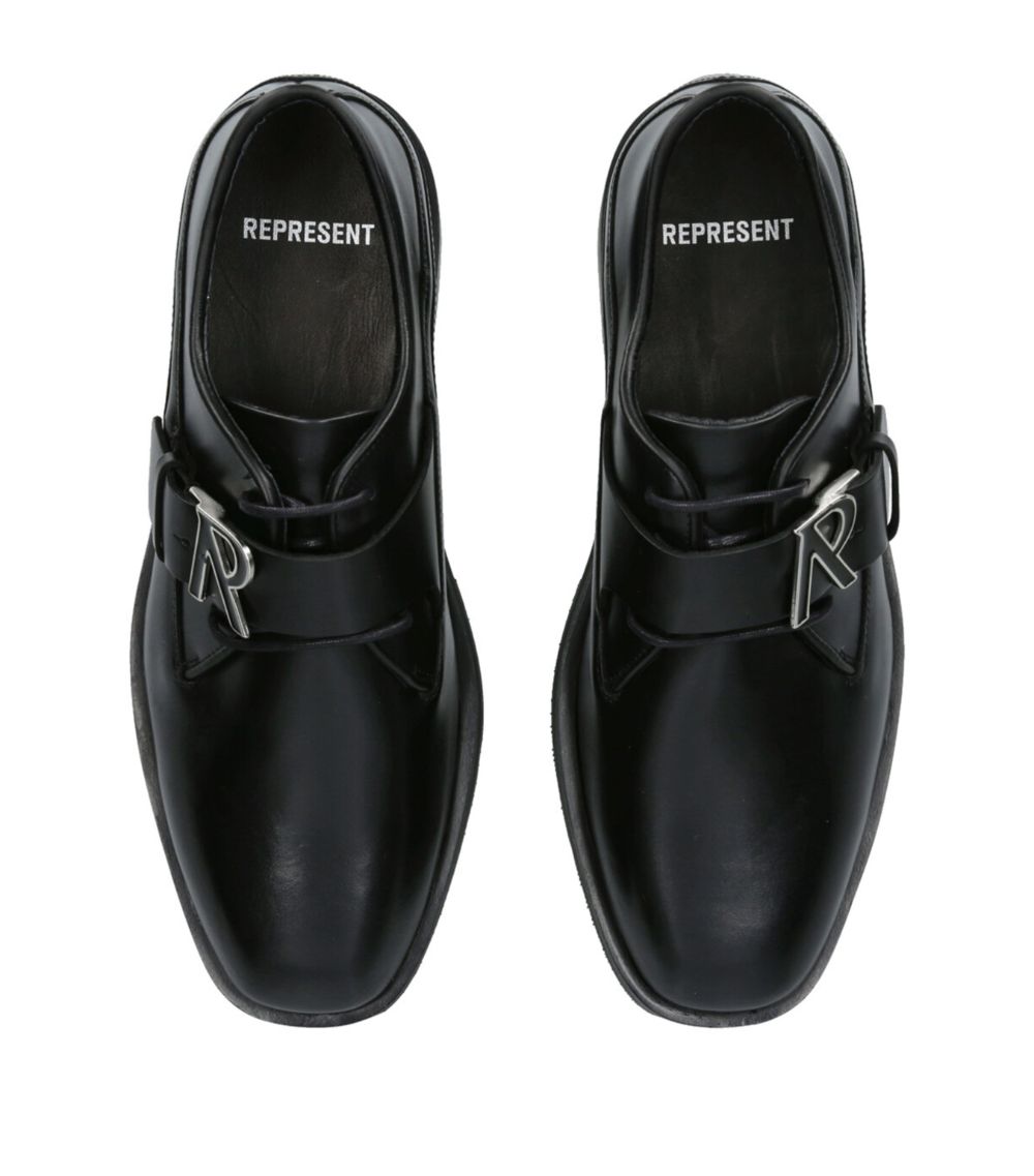 Represent Represent Leather Buckle Derby Shoes