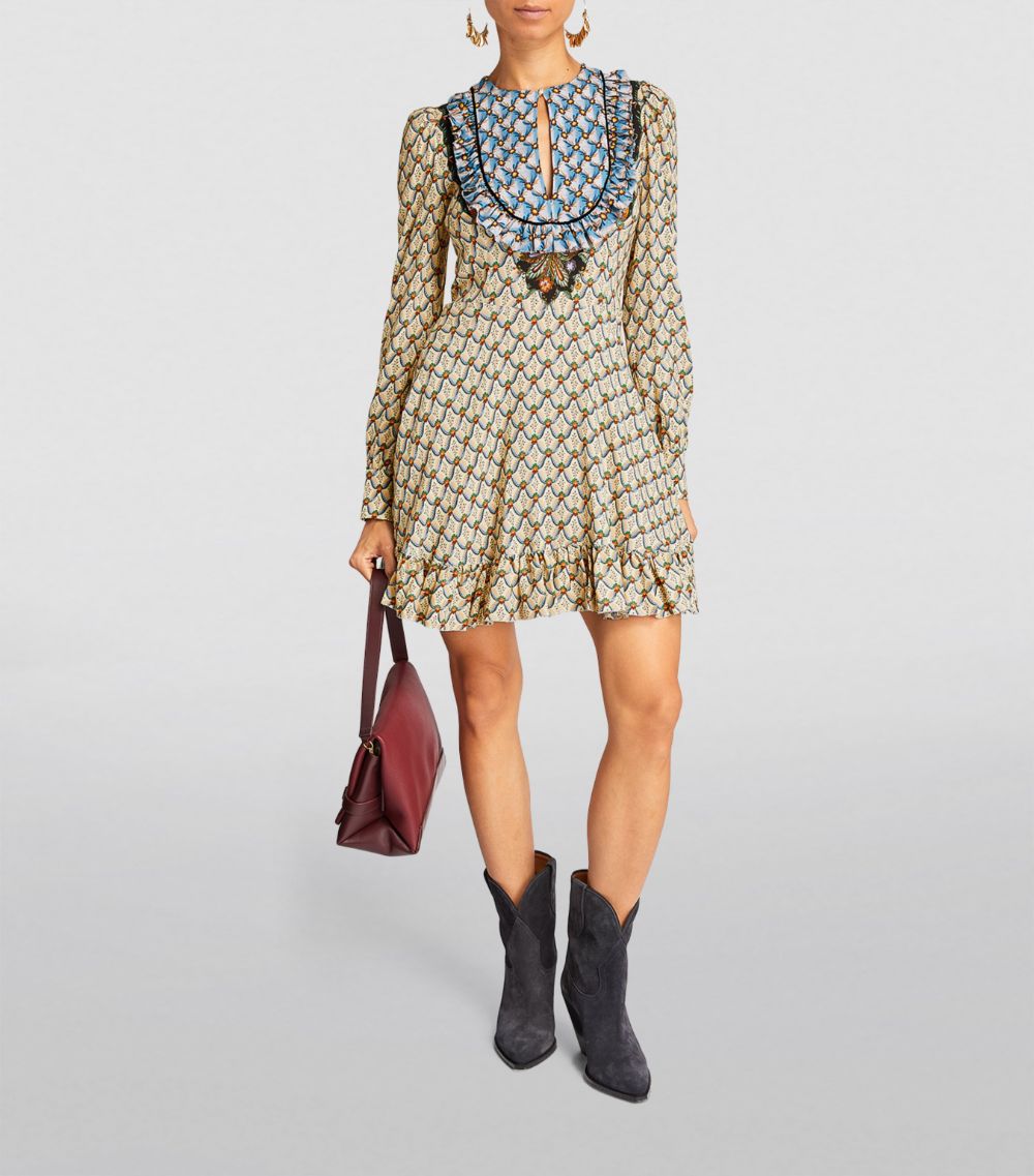 Etro ETRO Patterned Bib Mini Dress