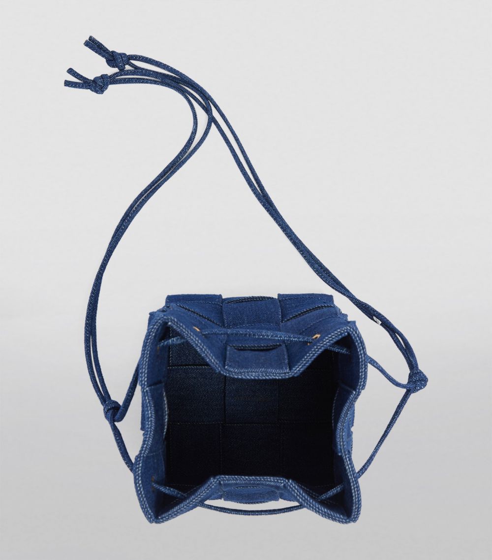 Bottega Veneta Bottega Veneta Small Denim Cassette Bucket Bag