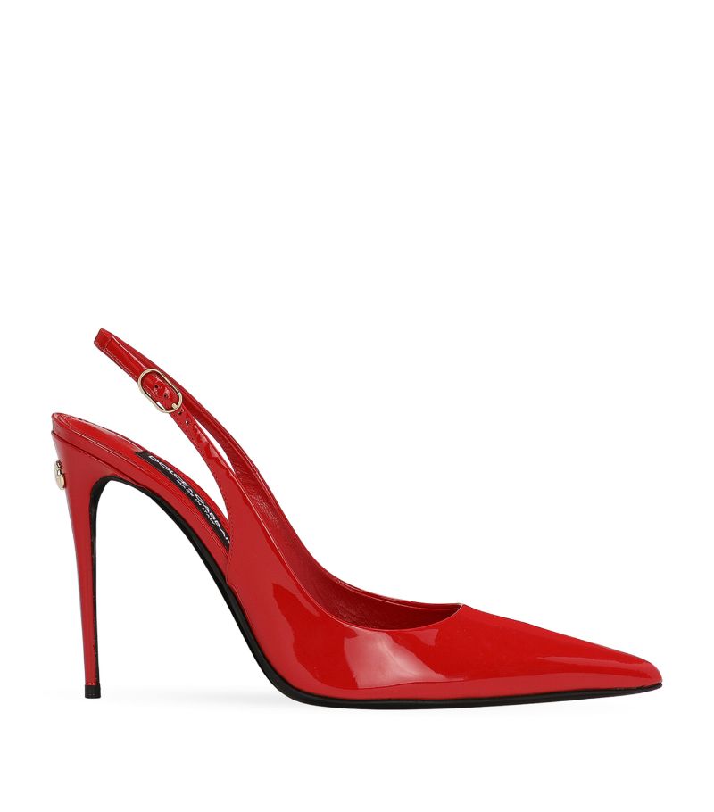 Dolce & Gabbana Dolce & Gabbana Patent Leather Slingbacks 105